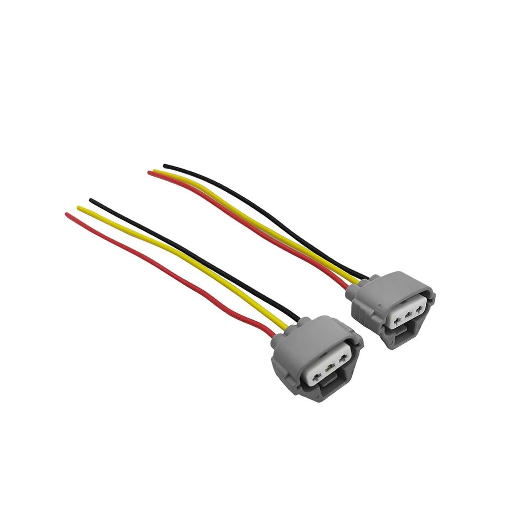 2Pcs Connector Plug Wire Pigtail Harness Fits for Toyota Corolla Camry Avalon Turn Signal Corner Headlight, Replace 90980-11020