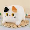 Square Cat Pillow Plush Toy Kawaii Black Cat Cushion Fluffy Soft Stuffed Animal Doll For Kids Home Decor Gift