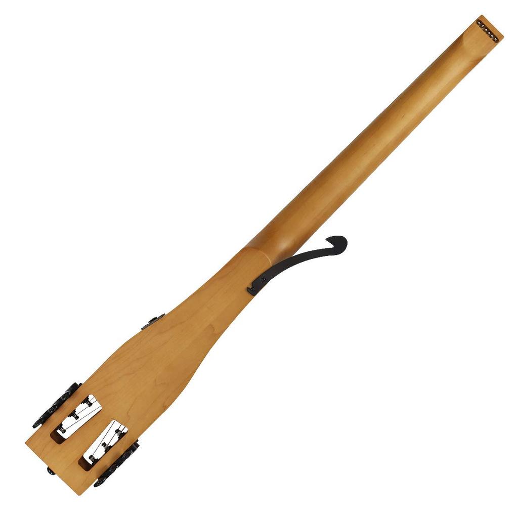 Anygig Portable Travel Electric Guitar, 82cm, 1.6kg, Brown, 25.5" Full-Scale, Right-Handed, with Gig Bag