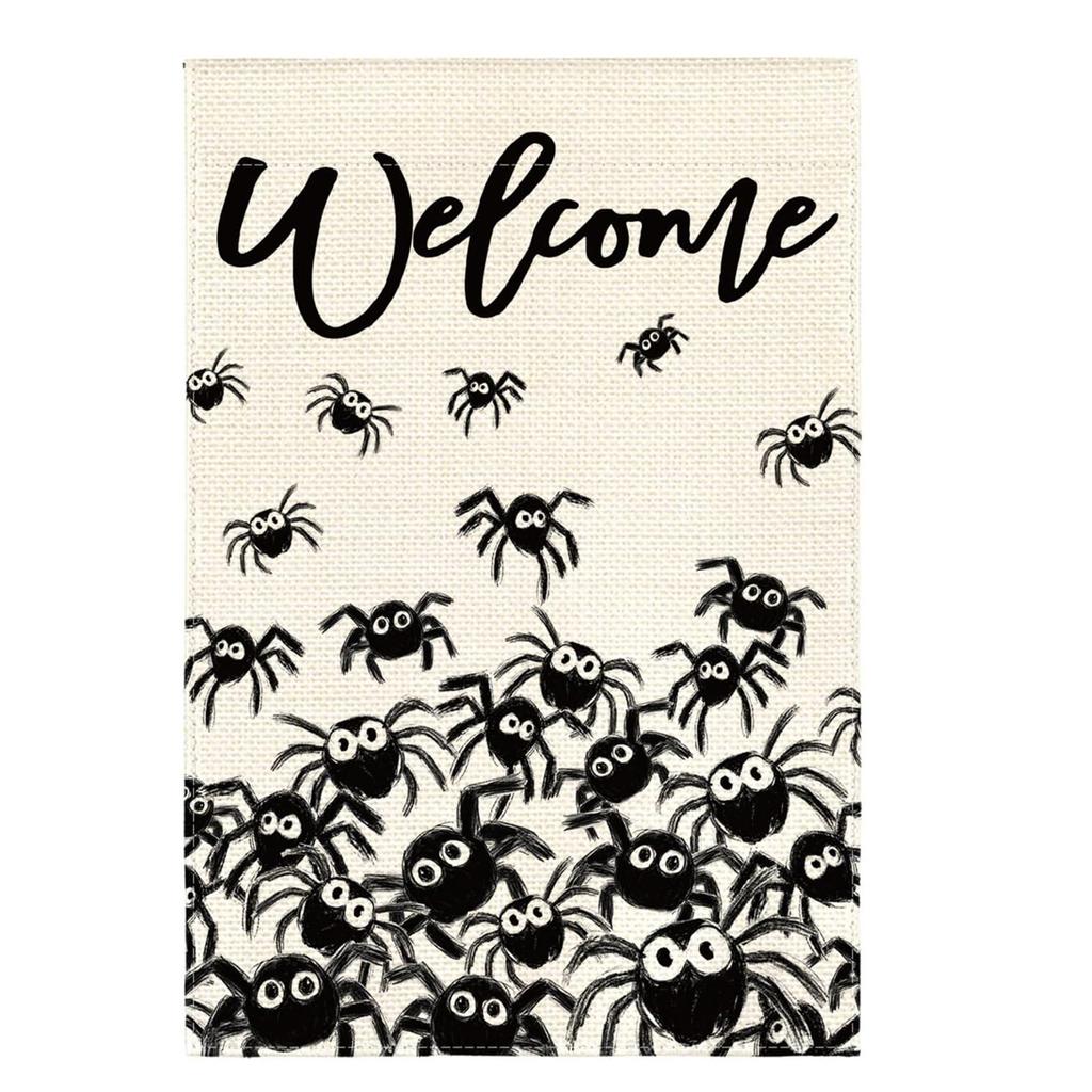 Pumpkin Halloween Garden Flag - Seasonal Decorative Yard Bunting