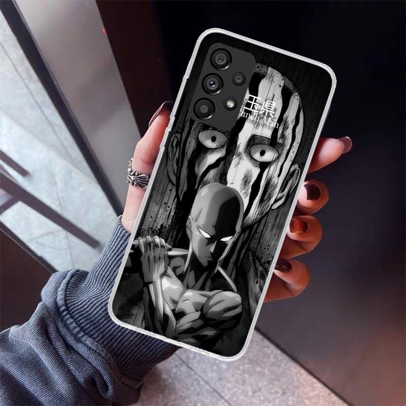 One P-Punch-Man Saitama King Phone Case For Samsung Galaxy A17 A57 A37 A16 A26 A36 A56 A15 A25 A35 A55 A14 A13 A54 A53 A34 A24 A