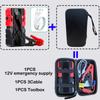 Nou Starter Portabil pentru Mașină 12V 99800mAh, Baterie Externă de Urgență Portabilă cu LED, USB, pentru SUV, Van, Motocicletă, ATV