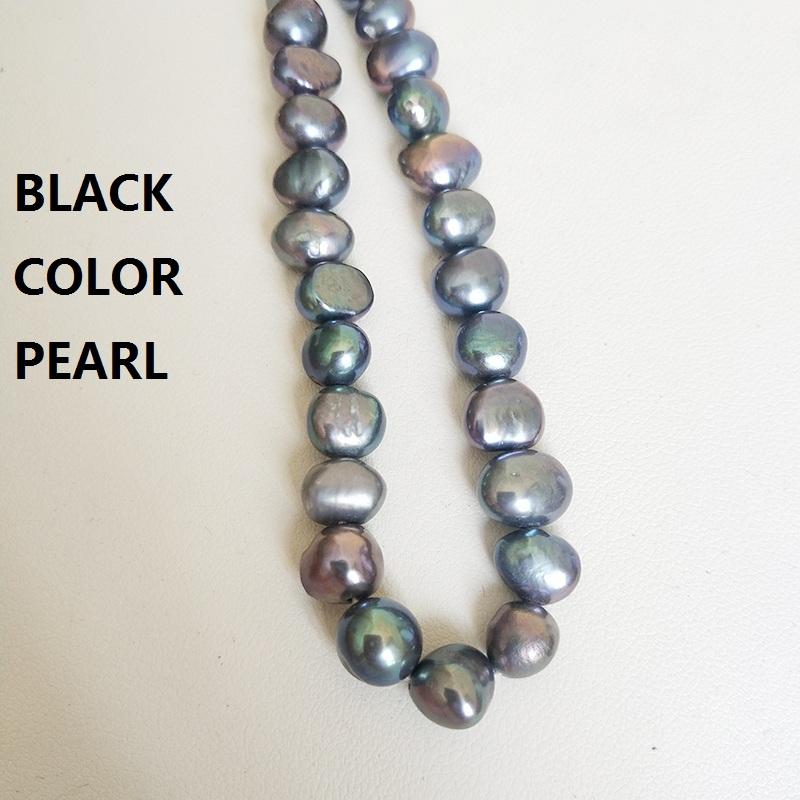 120 CM LONG PEARL NECKLACE ,100% NATURAL FRESHWATER PEARL,7-8 MM Baroque Pearl Shape ,knotted SWEATER NECKLACE