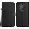 HT06 For Honor X9b 5G/Magic6 Lite 5G Case Litchi Texture Scratch-resistant PU Leather Stand Phone Cover