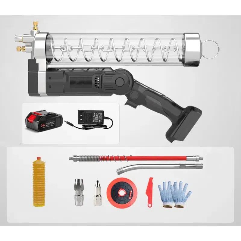

Электрический смазочный пистолет литиевая батарея автоматический высокого давления 24 В перезаряжаемый портативный беспроводной смазочный пистолет Standard model