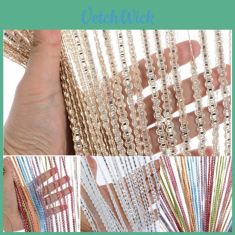 Luxurious Tassel Hanging Curtain For Door And Window With Elegant String Design