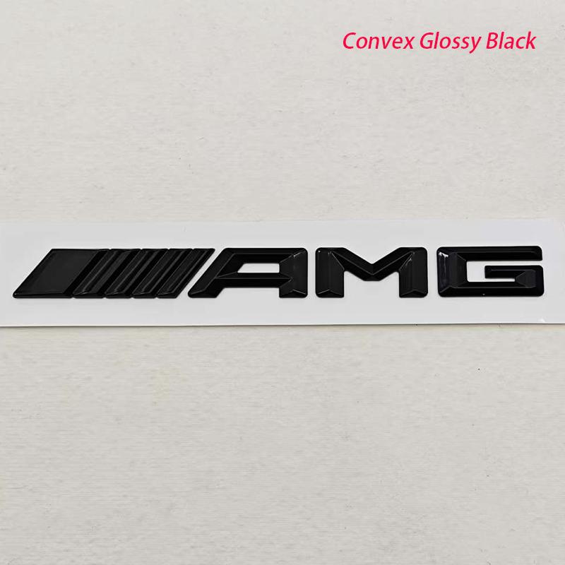 3D ABS Car Letters Logo AMG Badge Rear Trunk Emblem Sticker Mercedes Benz AMG A B C E G W211 W203 W204 W210 W124 Accessories