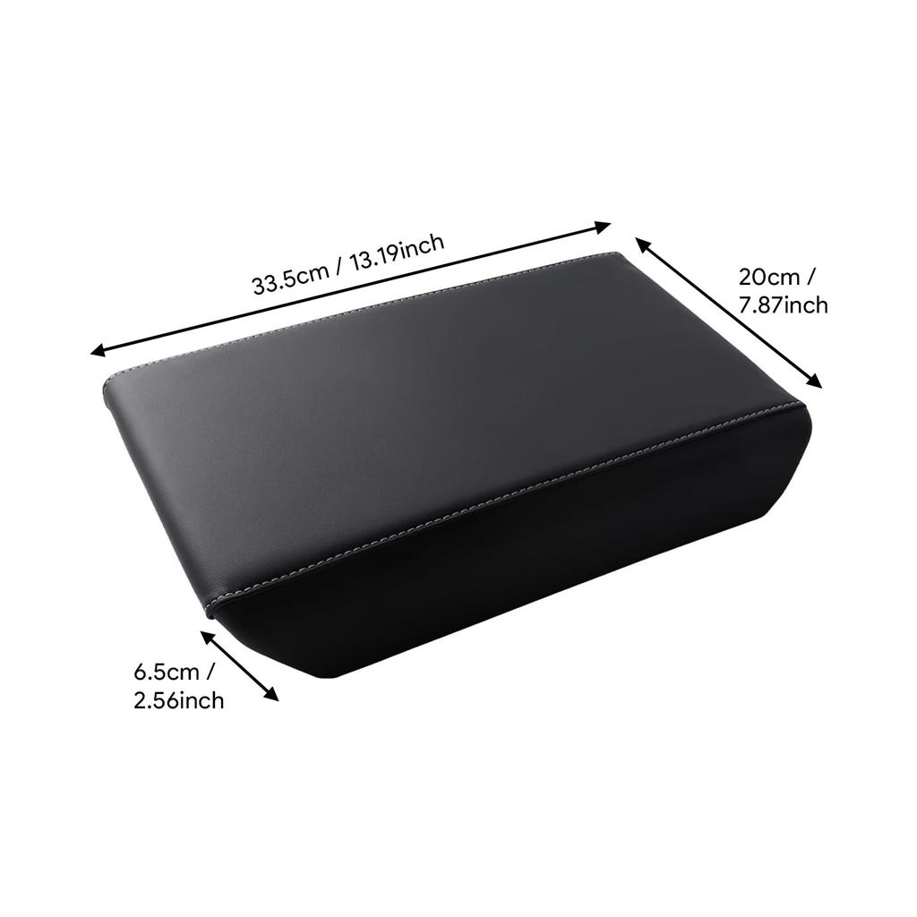 FDAIUN Car Armrest Cover for Tesla Model Y Juniper Tesla Model 3 Front Armrest Box Cover Car Center Console Cover Scratch Protection Interior Panel