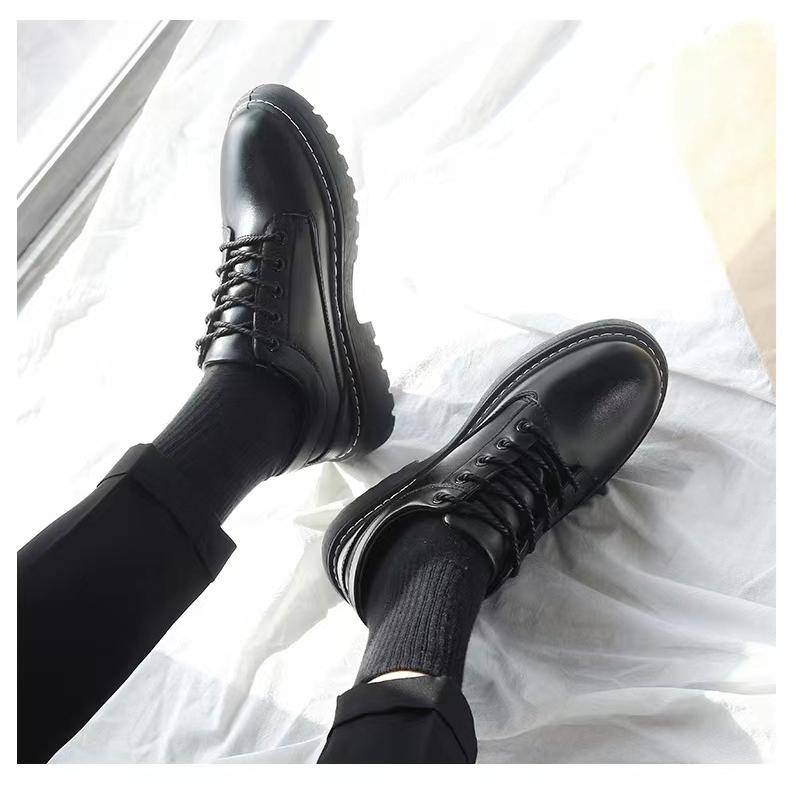 Мужская обувь Осенняя мужская деловая модельная кожаная обувь Повседневная обувь Brock 44 — фото 6