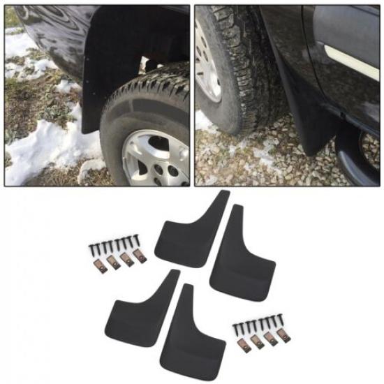 4 Pcs Mud Guards Splash Flaps For 01-14 2007 2013 Chevy Silverado 1500 2500 3500