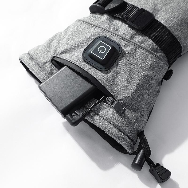 Smart Electric Heated Gloves with Large Battery for Winter Cycling and Skiing - Full Back and Finger Heating