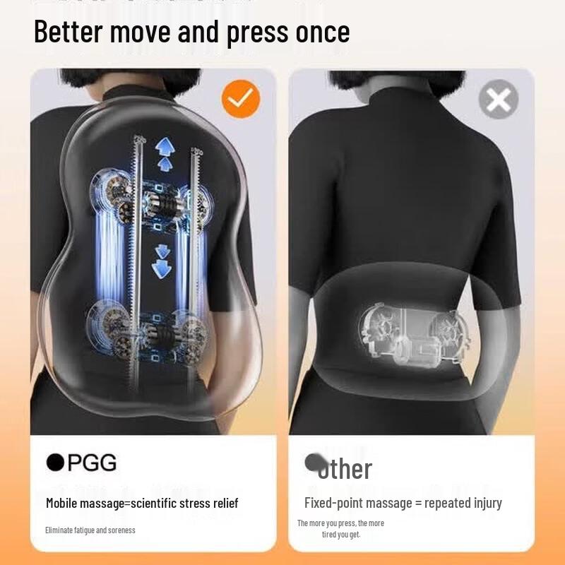 PGG S7 Lumbar Support Massager CN Plug (adapter Included)