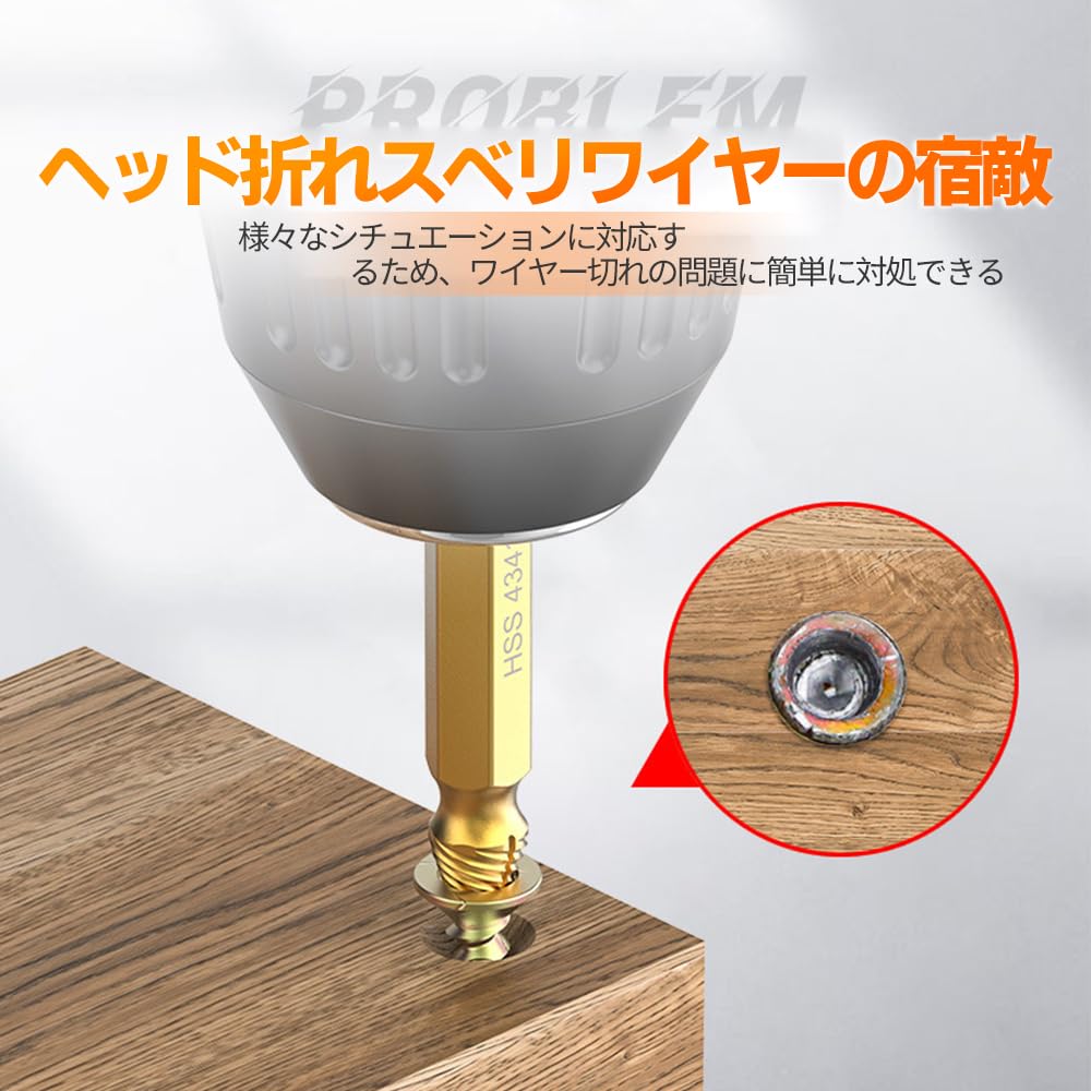 LWMINGALG Tanned Hex Bolt Remover, Precision Screw Remover, Screw Removal Bit, Drill Bit Set,