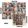 Christmas Advent Calendar Jigsaw Puzzle 1000 Pieces Cat Animal Puzzle 24 Days Countdown Toy Family Home Holiday Party Favors