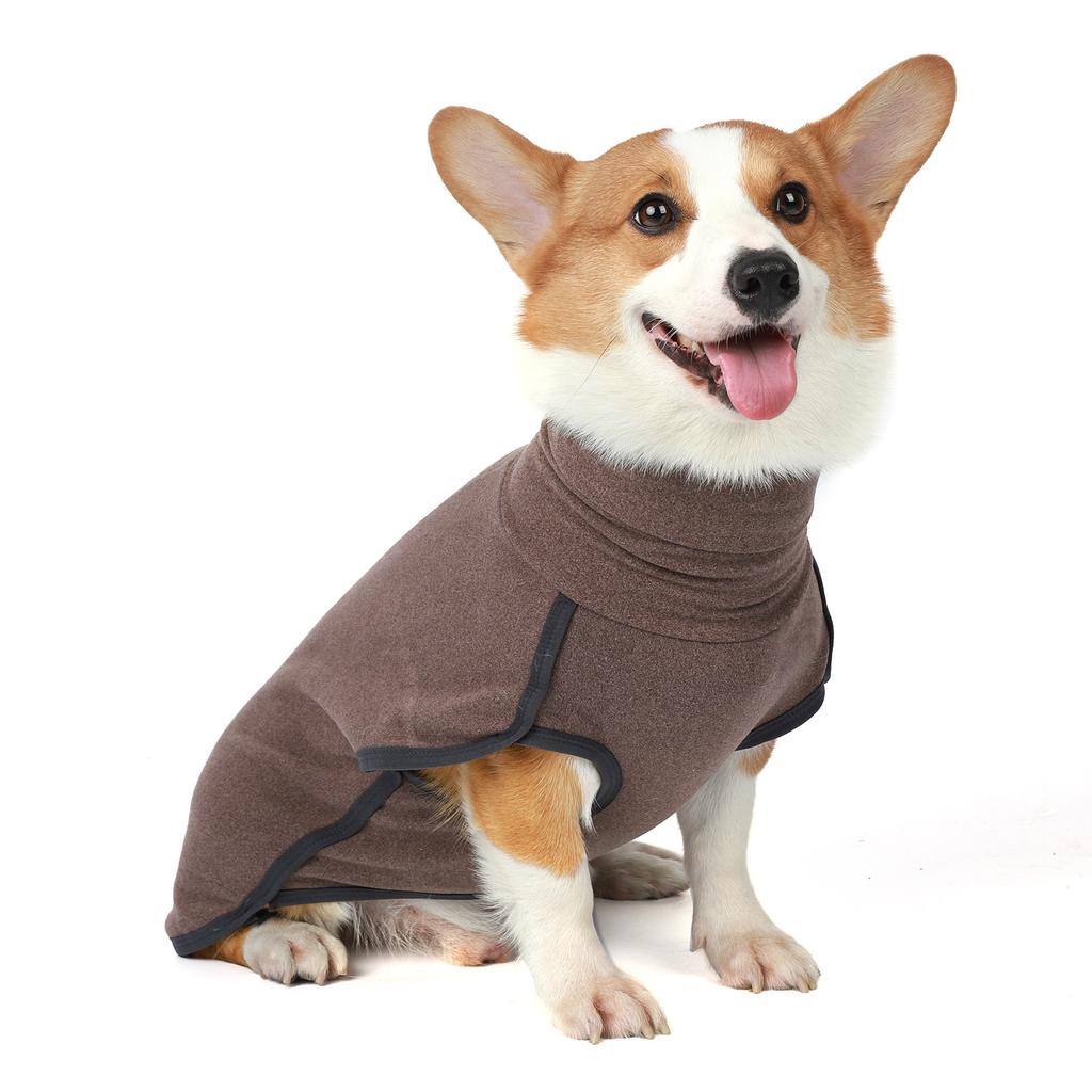 Köpek Süveteri Balıkçı Yaka Sıcak Kış Kazak Evcil Hayvan Kıyafetleri Küçük Orta Büyük Köpek İçin