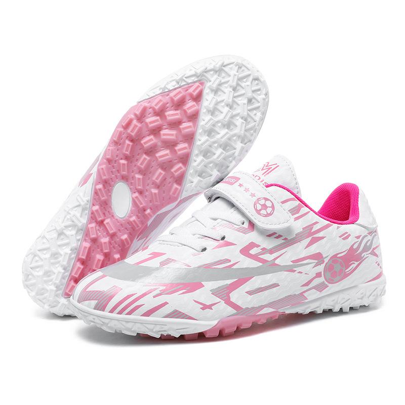 Children's new football shoes Broken nails Long nails Broken nails Rotary buckle Grass student game football shoes Small size football shoes