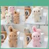 Keychain Plush Rabbit Backpack With Soft Stuffed Animal For Decoration Kids