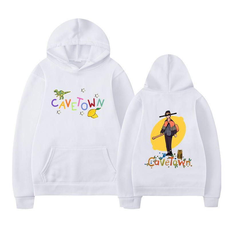 Autumn And Winter Sweater Cavetown Printed Trend Loose Sweater Hip Hop High Street Versatile Hooded Jacket Casual