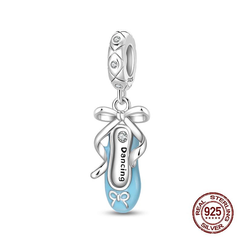 

Шармы Copper Fit 3 мм Оригинальный Браслет Платье Принцессы Духи Женские Балетные Кристальные Туфли Бусины Сделай Сам Изысканные Ювелирные Изделия Подарок