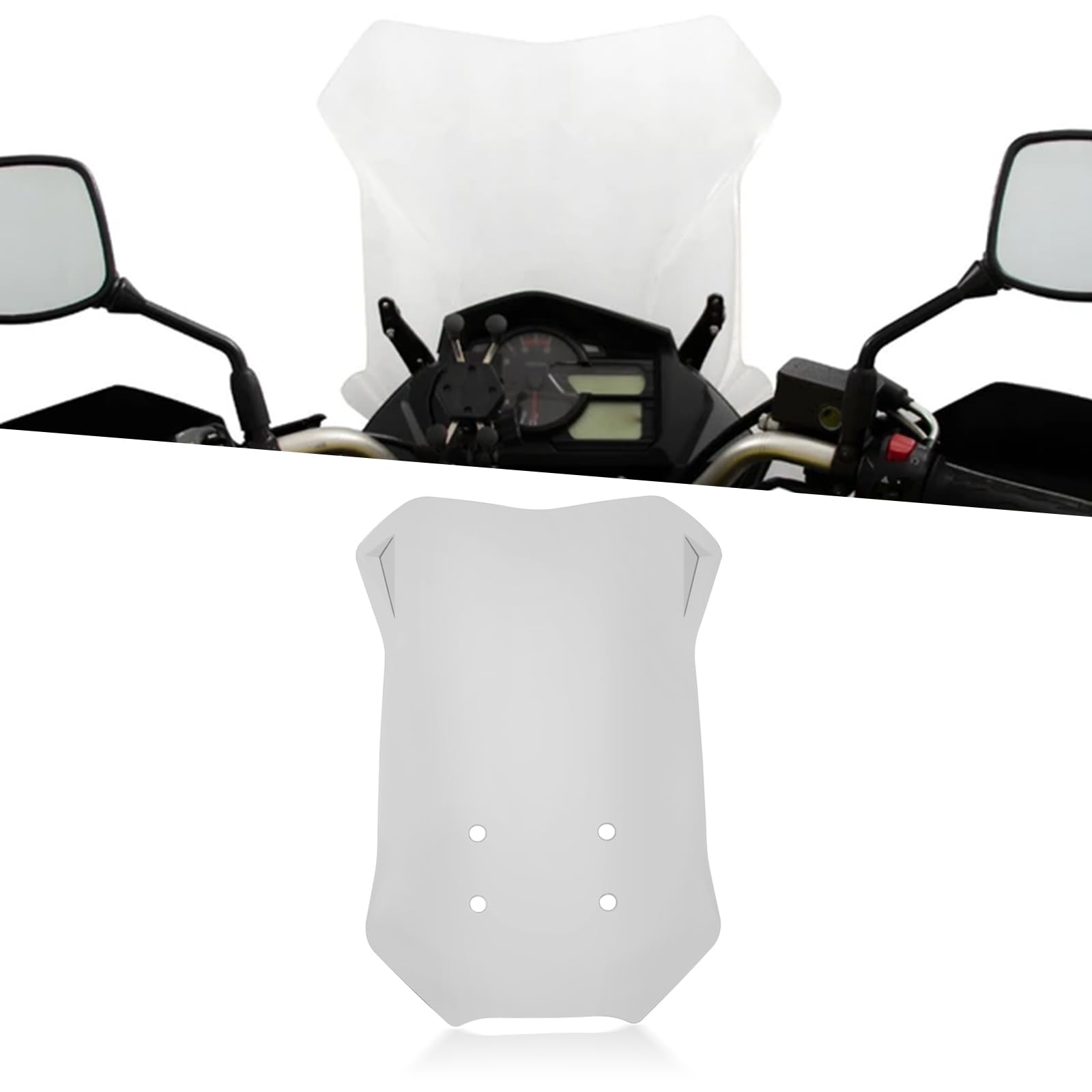 

FOR V-Strom 250SX V-Strom 250SX 2025 Motorcycle Windshield Visor Front Wind Deflector (Transparent) [Parallel Import]