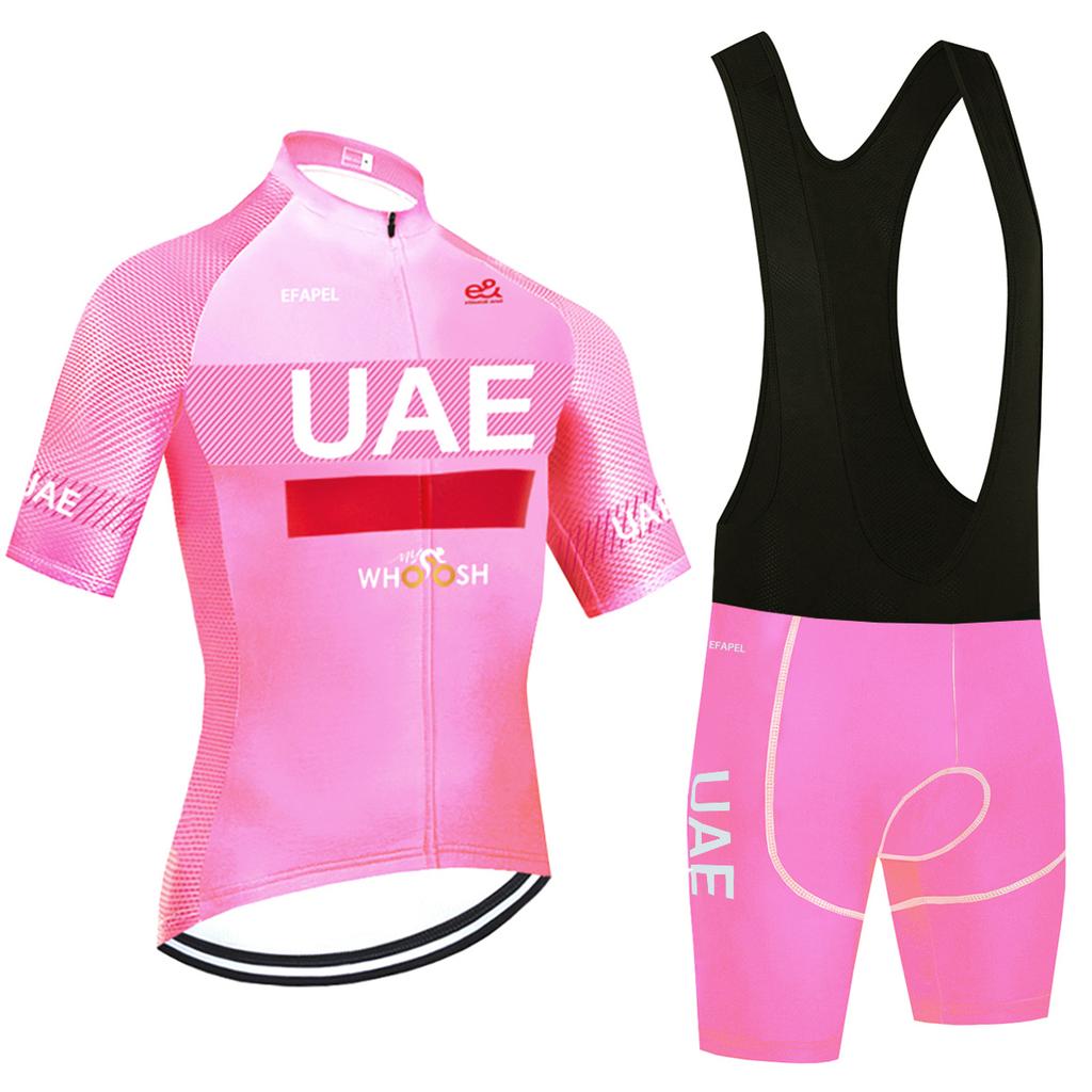2026 Nuova MAGLIA BIANCA da Ciclismo UAE Team Maglia da Bici Pantaloncini 10 Colori Uomo Donna Asciugatura Rapida Ropa Ciclismo Pro Maglietta da Bici Abbigliamento