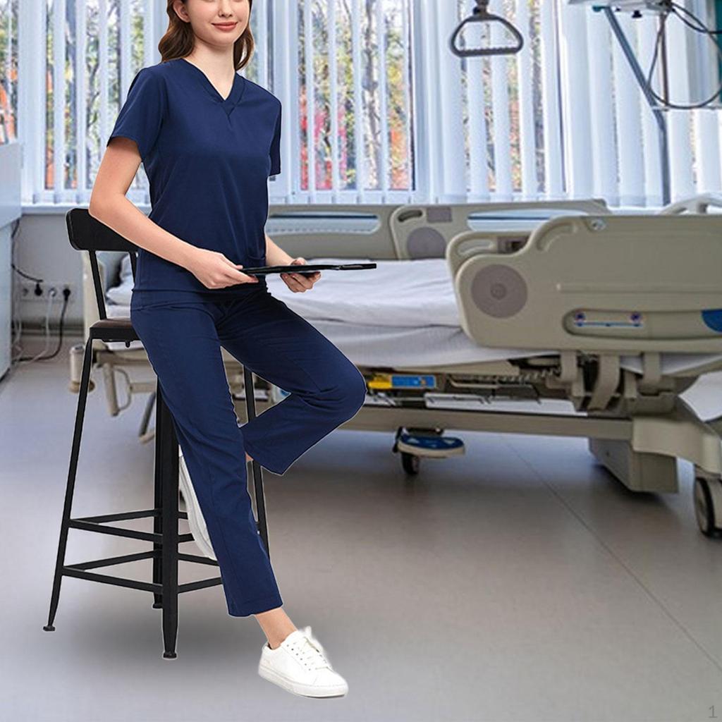 OP Clothing Set for Women, Surgical Overhead And Pants, Short-sleeved Nurse Top,
