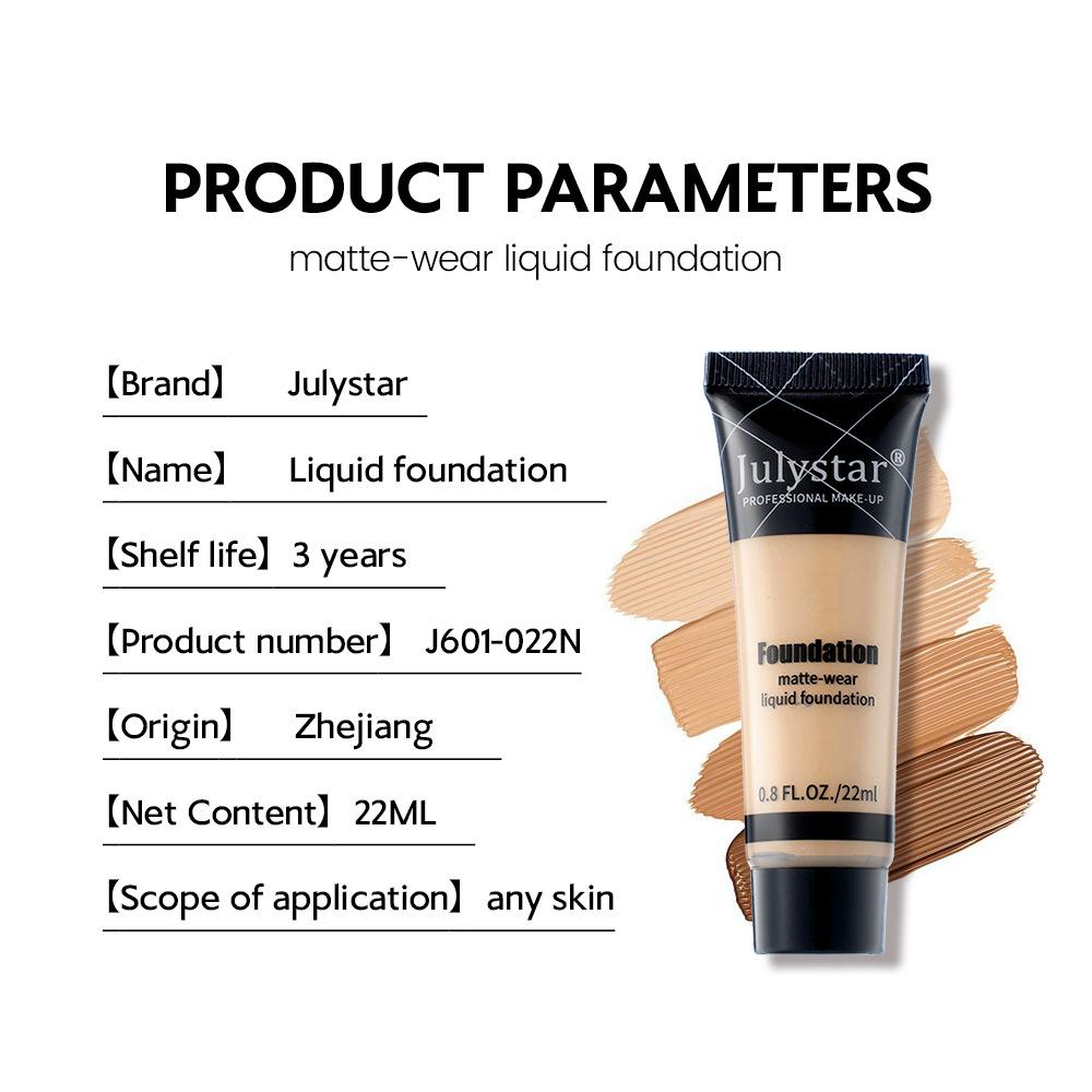 Makeup Moisturizing Foundation Concealer Matte Matte Long-lasting No Makeup Foundation Beauty