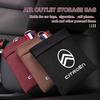 AKP4 Auto Lüftungsschlitz Aufbewahrungsbox Münzbeutel Tasche Hängender Organizer Für C4 C3 C5 C1 C2 C6 VTS C4L DS3 DS4 DS5 Grand