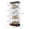Liquor Wall Wine Cabinets Display Glass Modern Home Wine Cabinets Living Room Storage Meuble Vin European Furniture QF50JG
