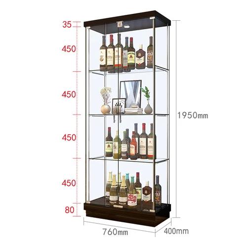 Liquor Wall Wine Cabinets Display Glass Modern Home Wine Cabinets Living Room Storage Meuble Vin European Furniture QF50JG
