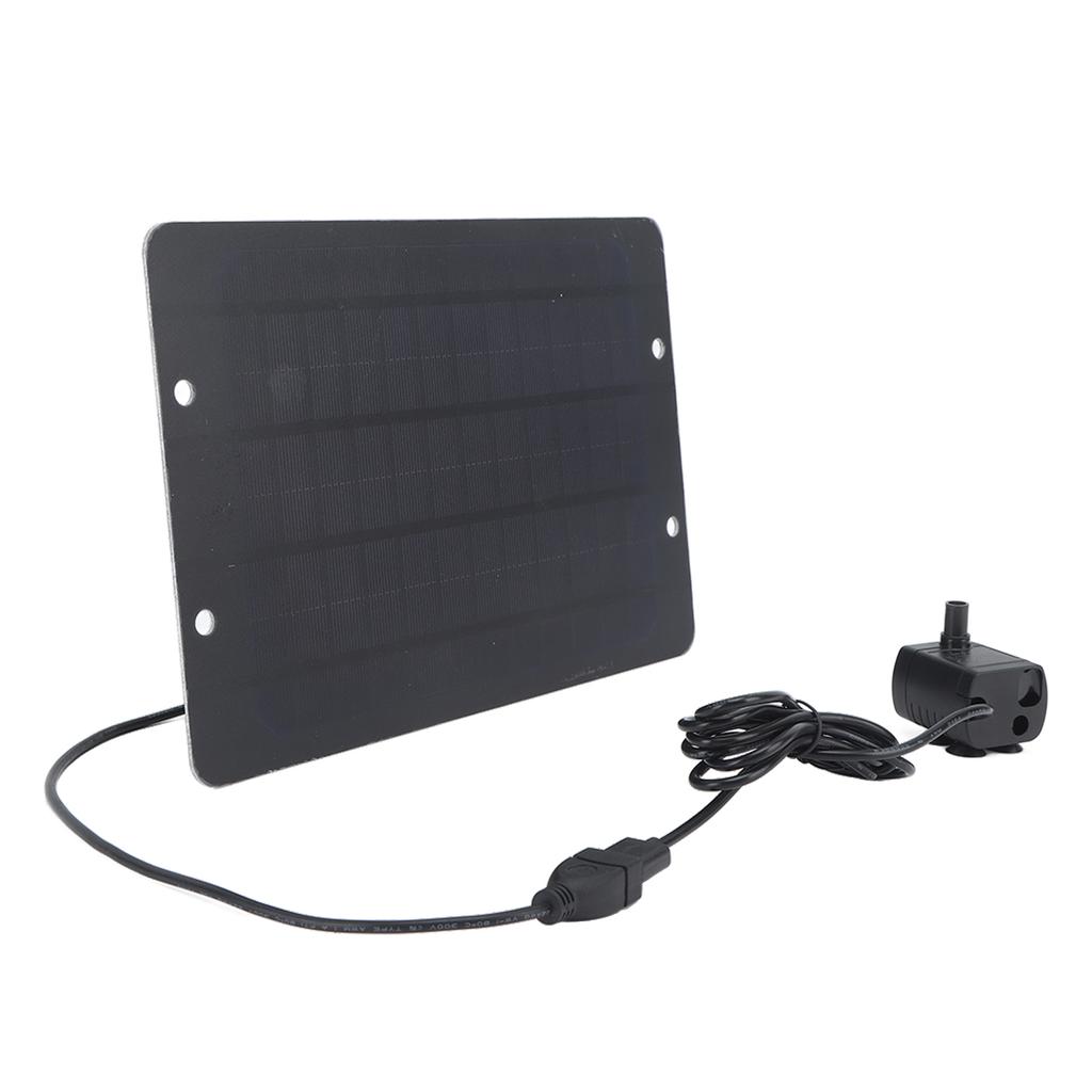 Solar Fountain 6V 10W Bird Bath Fountain USB Interface with Water Pump Solar Water Fountain for