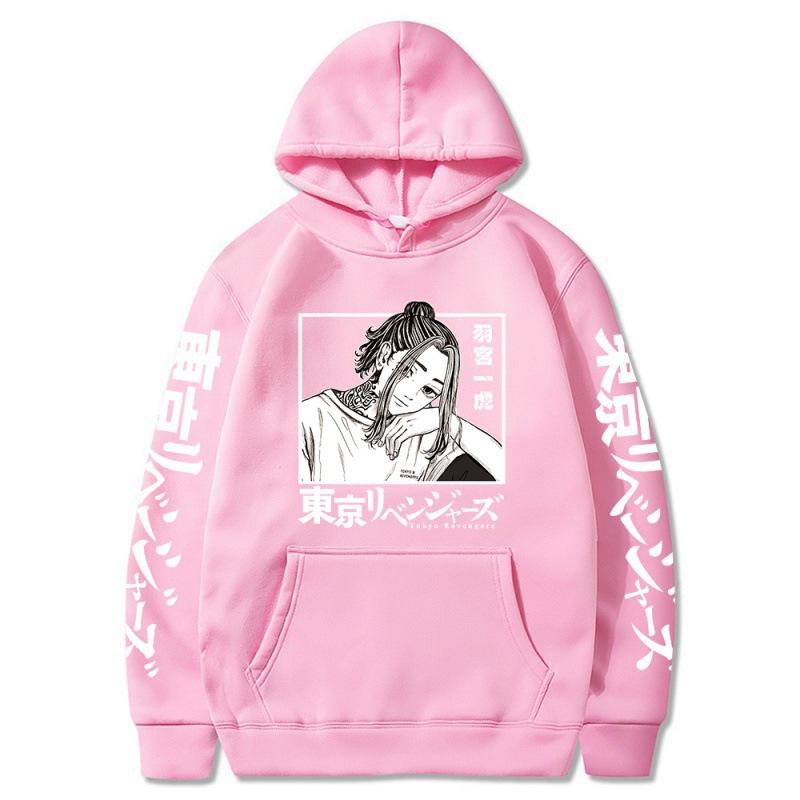 Printed Hooded Jumper Anime Hoodie