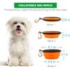 Dog Pool Floats Set, Dog Float Raft with Collapsible Dog Bowl, Non-Toxic Floating Dog Water Toys for Small Dog, Puppy and Doggies, Coconut Tree