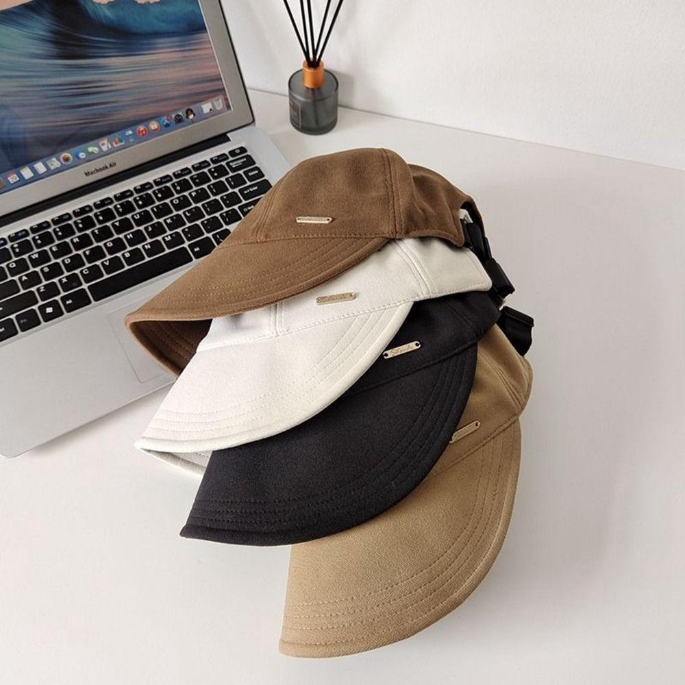 

Cotton Bucket Hat Letter Retro Apparel Accessories