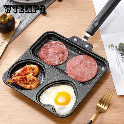House 3-in-1 Breakfast Pan Non Stick Steak Frying Pan Cookware Aluminum Alloy Household Grill Plate Cooking Baking Mold
