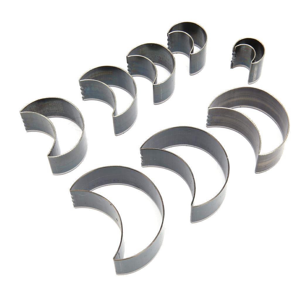 8Pcs Leather Die Cutter Leather Craft Punch Cutting Dies High Carbon Steel for Working