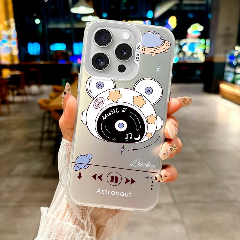 

Модный чехол Медведь-астронавт · Стиль межзвездной мелодии для серий iPhone 7 X 11 12 13 14 15 16, серий Samsung A12 A23 A54 S21 S22 S23 S24 S25... iPhone 7/8 белый