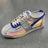 Forrest Gump Men’s 2025 Summer Colorblock Running Shoes - Breathable, Low-Top, Lace-Up, Retro Casual