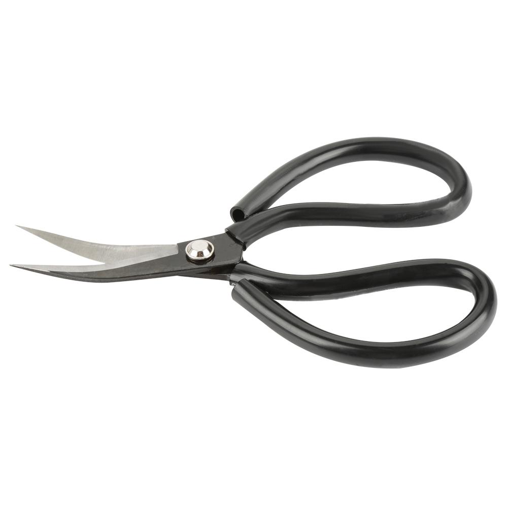 Carbon Steel Lther Sewing Scissors, Angled Tip Design with Comfortable Handle, Suitable for Professional Fabric Craft Sewing