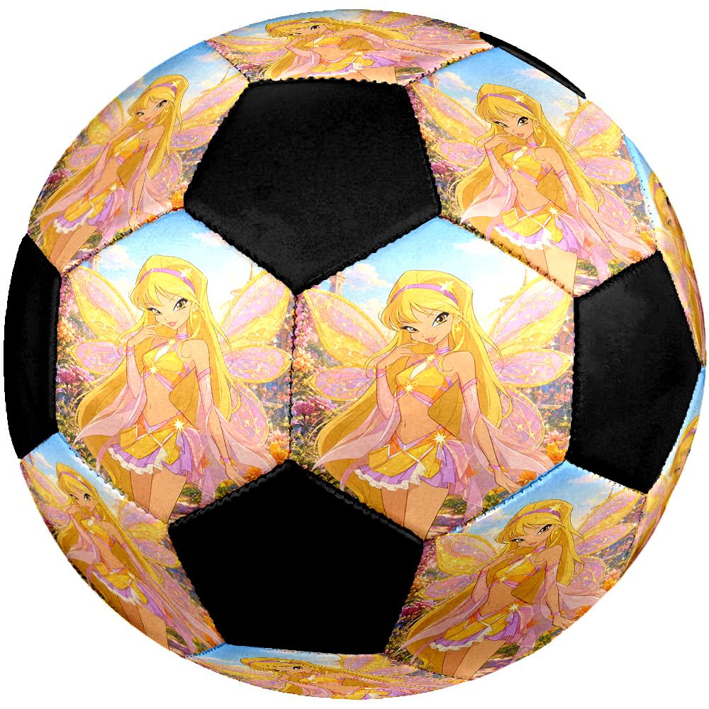 Pallone da Calcio Winx Club Taglia 5, Adatto per Partite Indoor e Outdoor, un Regalo Adatto a Tutti.