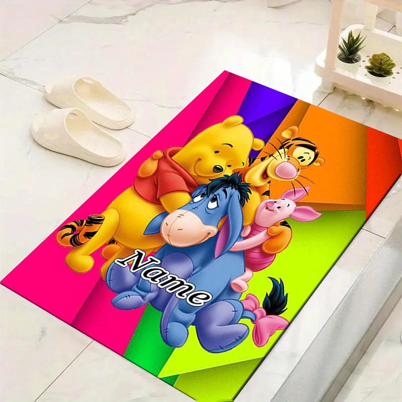 Custom 1Pc Piglet Hugs Winnie Pooh Rug Office Carpet Indoor Outdoor Entrance Doormat Nonslip Soft And Comfortable Living Room D916361