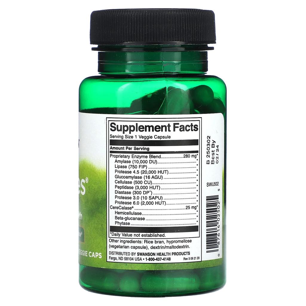 Swanson N-Zimes, 90 Gemüsekapseln