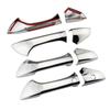 For Honda Accord 8 Gen 2008-2013 Carbon Fiber Color Modify Refit Chrome Door Handle Cover Decoration Trim Protection