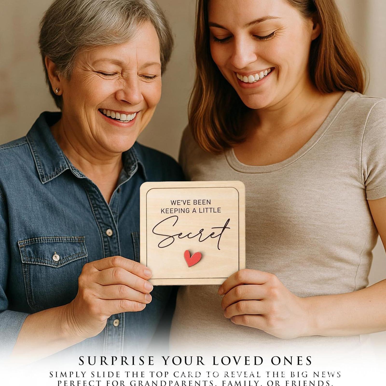 

Ultrasound Photo Frame Pregnancy Announcement Baby Announcement Sign Wooden Keepsake Box One Size