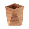 Student Stationery Home Decor Walnut Pen Holder Desktop Storage Box Pencil Case Wood Pen Holder