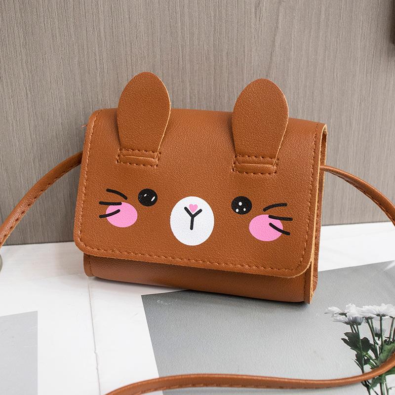 Kids Mini Handbag Cute Pu Shoulder Bag For Girls Princess Coin Purse Wallet