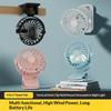 720 Degree Rotate Clip Mini Fan Built In Soft Night Light Quiet Portable Personal Cooler Fan USB Rechargeable Indoor Outdoor