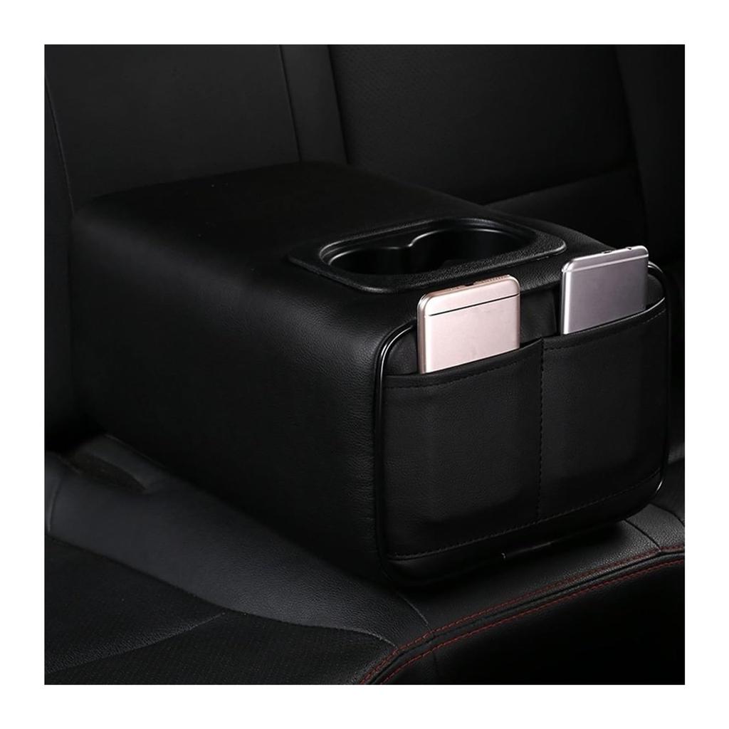 RUMIERW Car Armrest Armrest Cover Armrest Pad Accessories Universal Armrest Storage Box with Cup
