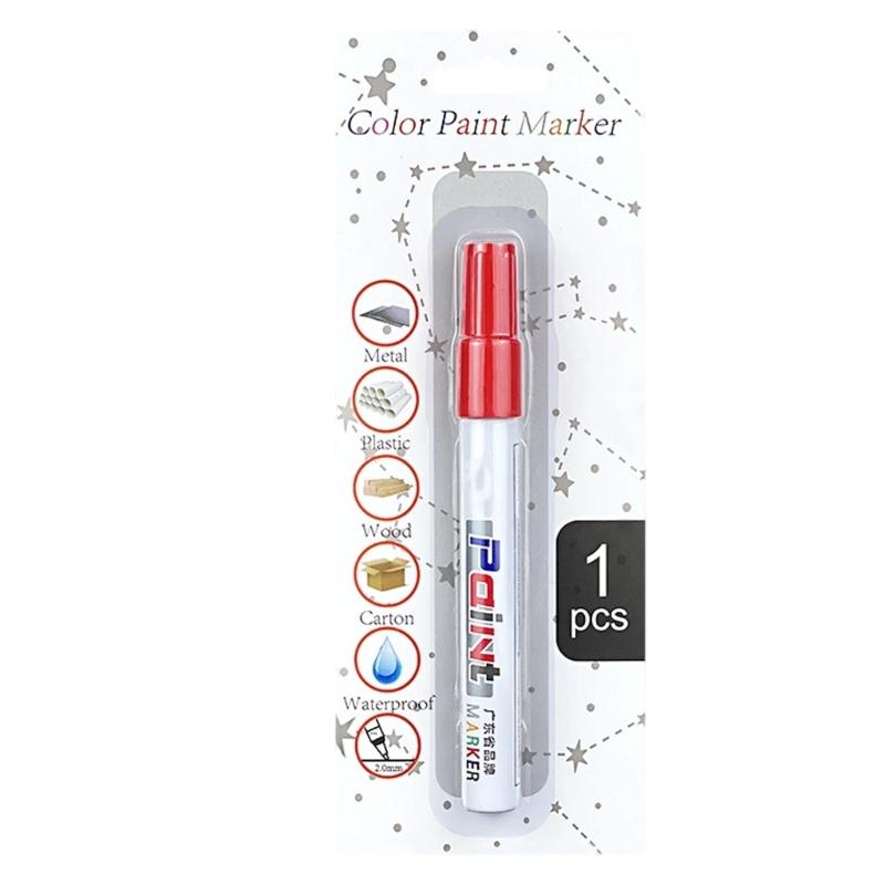 Car Wheel Touch Up Pen for Small Chips and Scratches, Pen Style Paint Marker, Rapid-Drying Finish, Single Pack