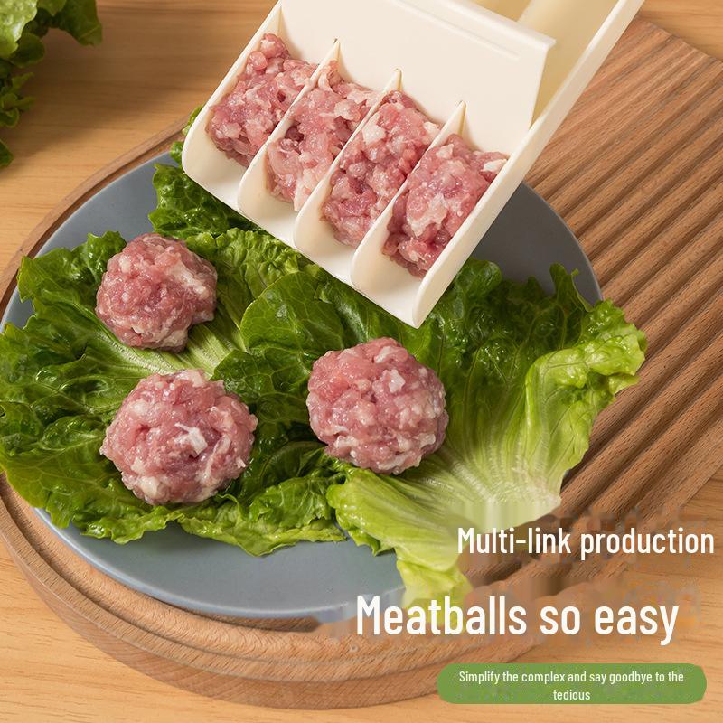 3-in-1/4-in-1 Meatball & Fish Ball Maker: Kitchen Tool for Making Fried Meatballs & Shrimp Slips At Home